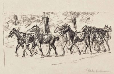 Led Horses by Max Liebermann